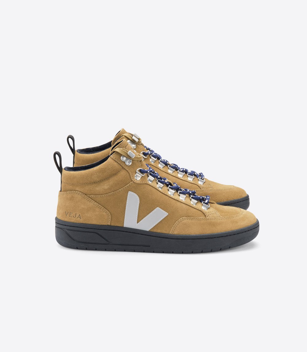 Veja Sneakers Dam - Roraima Suede - Bruna/Vita - 031625-VPQ